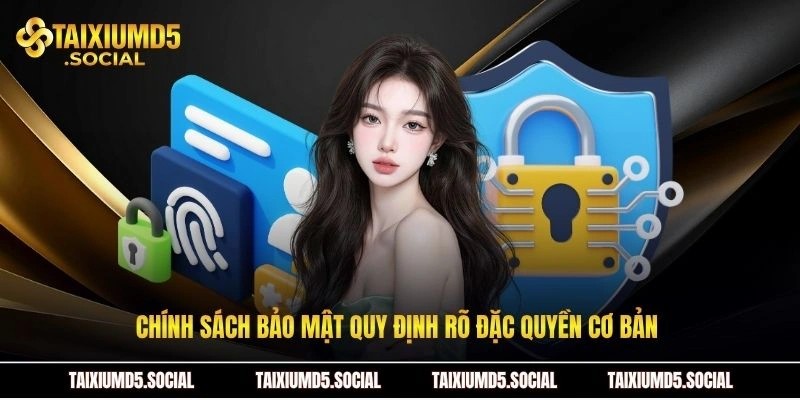 Chính sách bảo mật quy định rõ đặc quyền cơ bản
