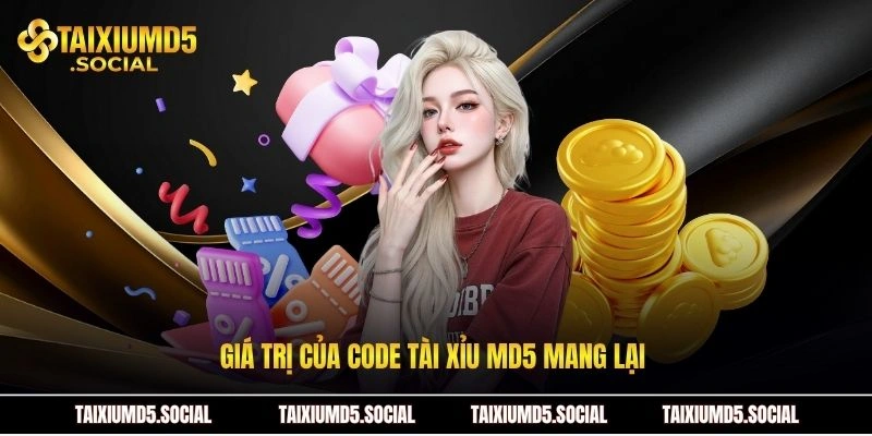 Giá trị của code Tài xỉu MD5 mang lại